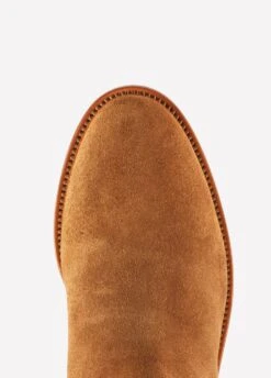 Fairfax & Favor Heeled Regina Suede Boot - Tan -Horse Rider Shop reginaheeltan6