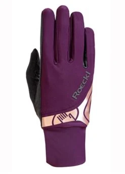 Roeckl Melbourne Gloves - Grape Wine