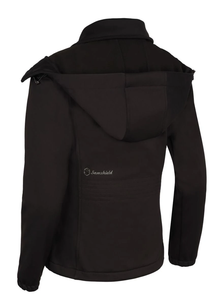 Samshield Gena Softshell Jacket - Black 2 Samshield Gena Softshell Jacket - Black - Image 2