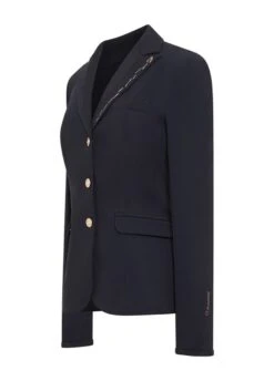 Samshield Louisa Crystal Flower Show Jacket - Navy/Rose Gold