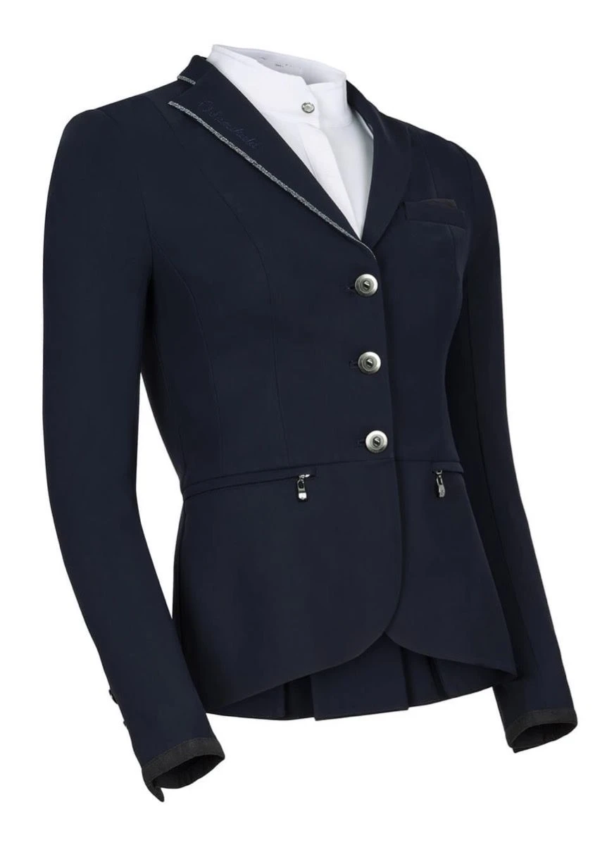 Samshield Victorine Crystal Fabric Competition Jacket - Navy/Tone 1 Samshield Victorine Crystal Fabric Competition Jacket - Navy/Tone