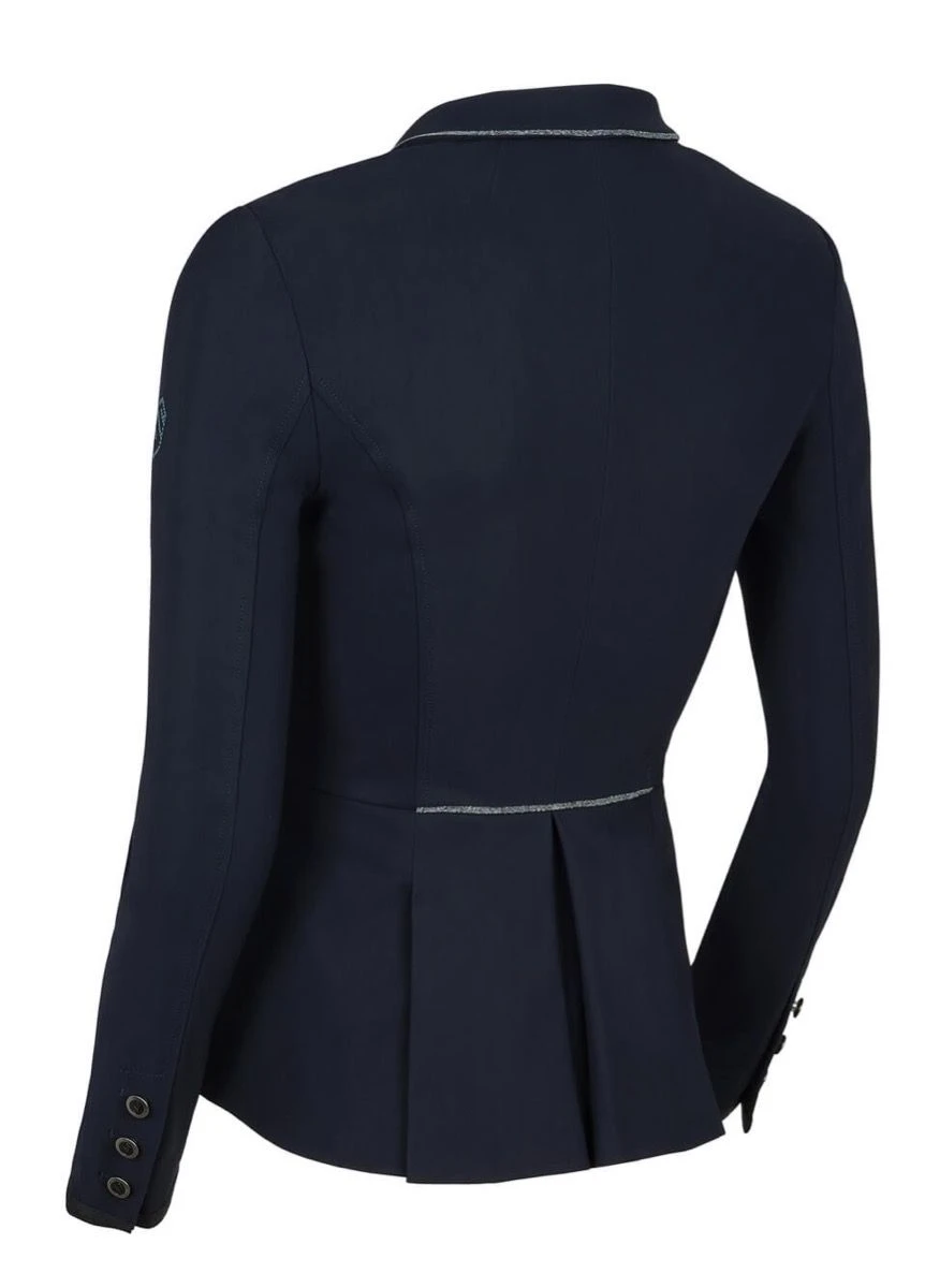 Samshield Victorine Crystal Fabric Competition Jacket - Navy/Tone 2 Samshield Victorine Crystal Fabric Competition Jacket - Navy/Tone - Image 2