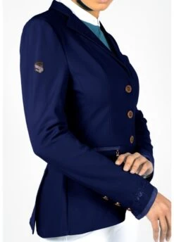 Samshield Victorine Jully Competition Jacket - Navy/Rose Gold -Horse Rider Shop samshield victorine jully navy 3rdy