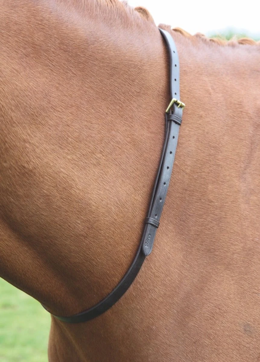 Shires Blenheim Leather Neck Strap - Havana 1 Shires Blenheim Leather Neck Strap - Havana