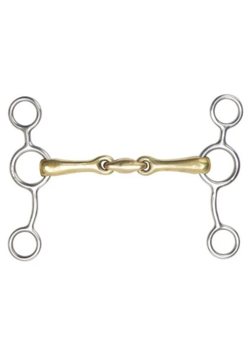 Shires Tom Thumb Bit - Brass Alloy -Horse Rider Shop shirestombitbrass1rdy