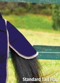 Weatherbeeta ComFiTec Essential Combo Lite Plus Turnout Rug - Navy/Silver/Red -Horse Rider Shop standardtailflap