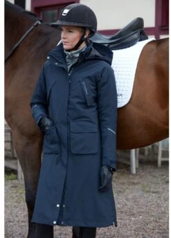 Stierna Stella Winter Coat - Midnight Navy -Horse Rider Shop stiernacoatnavy4rdy