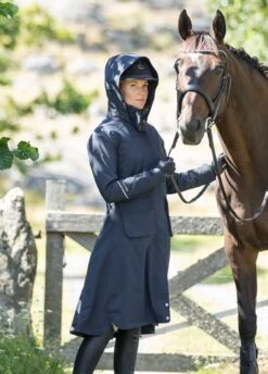 Stierna Stella Winter Coat - Midnight Navy -Horse Rider Shop stiernacoatnavy5rdy