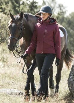 Stierna Stella Winter Jacket - Amarone -Horse Rider Shop stiernajacketamarone3rdy