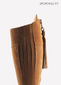 Fairfax & Favor Flat Regina Sporting Fit - Tan -Horse Rider Shop tanflatsport2