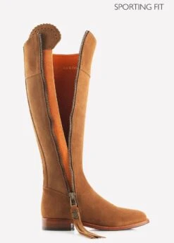 Fairfax & Favor Flat Regina Sporting Fit - Tan -Horse Rider Shop tanflatsport4