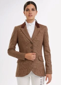 Holland Cooper Equestrian Tweed Riding Jacket - Tawny