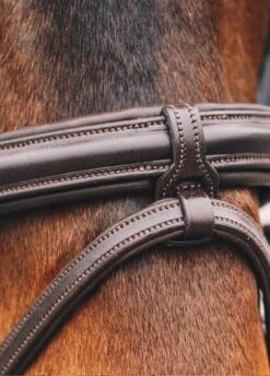 Schockemohle Tokyo Select Anatomical Bridle - Brown -Horse Rider Shop tokyoselectdetailbrnrdy