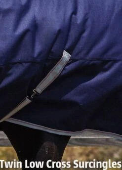 Weatherbeeta ComFiTec Essential Combo Lite Plus Turnout Rug - Navy/Silver/Red -Horse Rider Shop twinlowcrosssurcingles