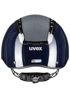 Uvex Suxxeed Blaze Glitter Helmet - Navy Shiny -Horse Rider Shop uvex suxxeed blaze navy shiny 4rdy