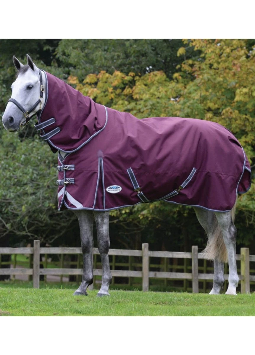 Weatherbeeta Pus Dynamic II Detach-A-Neck Heavy - Maroon/Grey/White 1 Weatherbeeta Pus Dynamic II Detach-A-Neck Heavy - Maroon/Grey/White