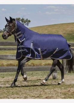 Weatherbeeta ComFITec Essential Combo Med - Navy/Silver/Red