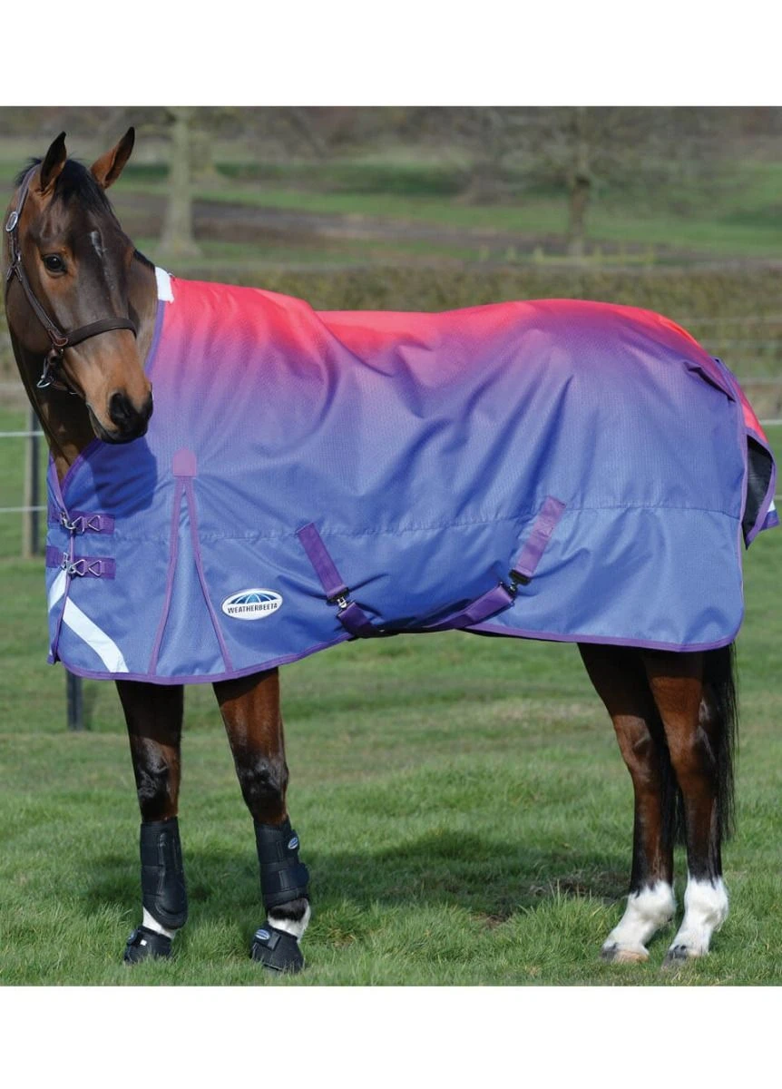 Weatherbeeta ComFiTec Plus Dynamic Standard Neck Lite Turnout Rug - Purple Ombre 2 Weatherbeeta ComFiTec Plus Dynamic Standard Neck Lite Turnout Rug - Purple Ombre - Image 2