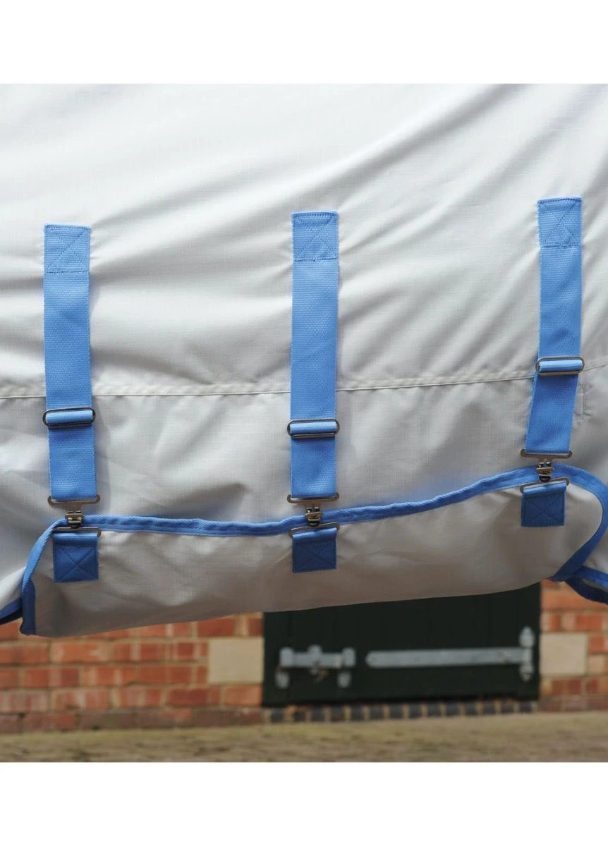 Weatherbeeta Sweet Itch Shield Combo Neck - White/Blue 6 Weatherbeeta Sweet Itch Shield Combo Neck - White/Blue - Image 6