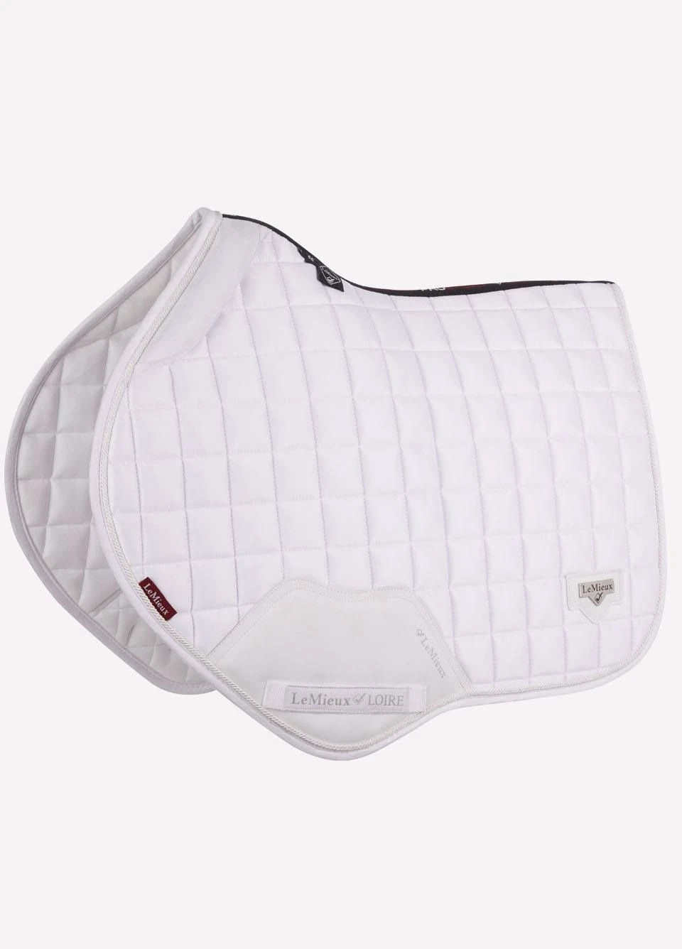 LeMieux Loire Satin CC Square - White 1 LeMieux Loire Satin CC Square - White