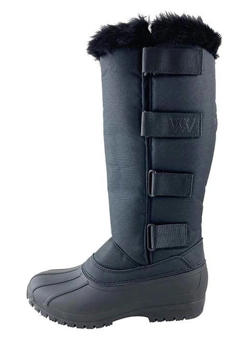 Woof Wear New Long Yard Boot Junior - Black 2 Woof Wear New Long Yard Boot Junior - Black - Image 2